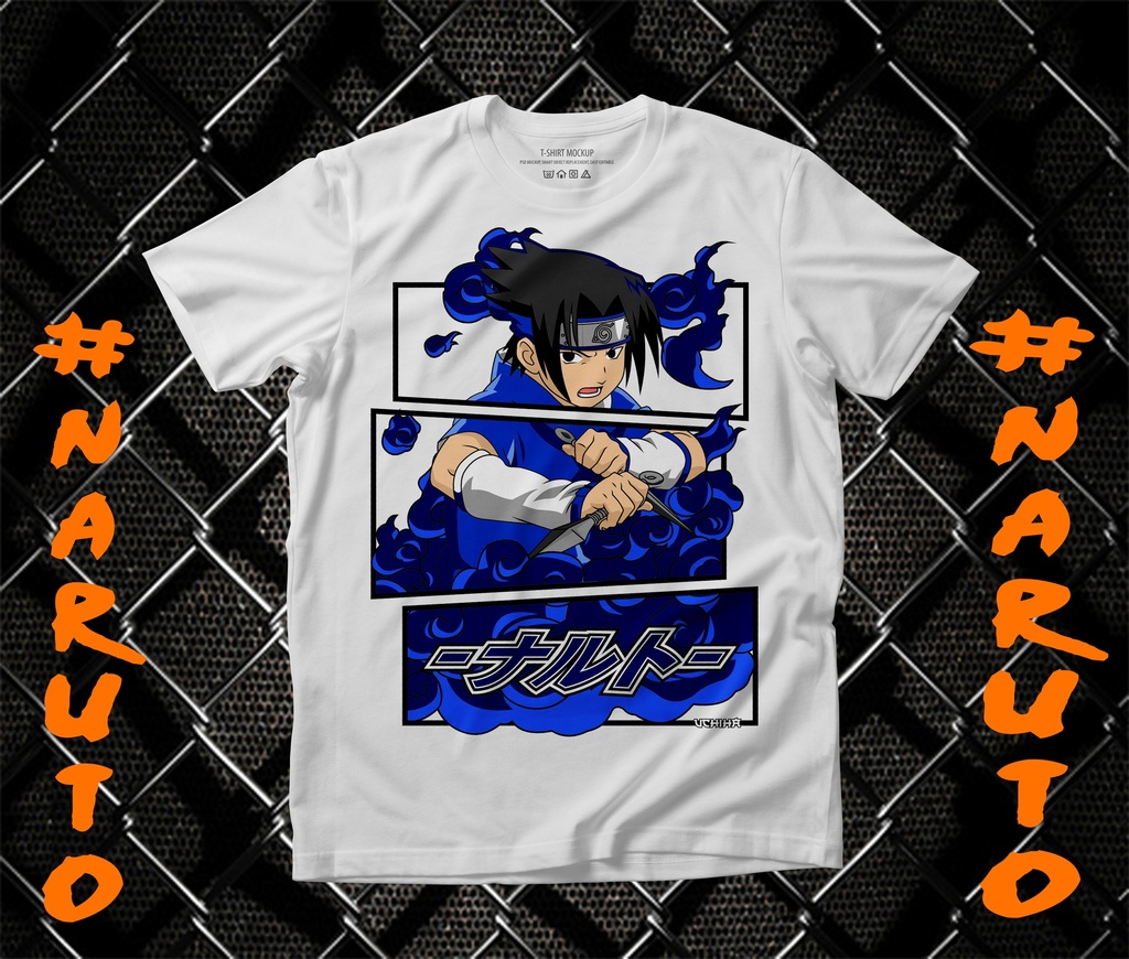 Naruto Sasuke Uchiha Power Tee